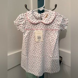 NWT TBBC 2T dress. Holly Day Dress - Pima - Port Royal Rosebud / Palm Beach Pink